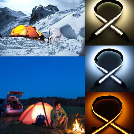 ASUPERMALL Lampe De Camping A Barre Led 1,2 M, Pliable Et Dimmable, Portable Bicolore (Blanc Froid Et Blanc Chaud), Ip65, Adaptee A La Remorque De Camping Auvent De Camping-Car 4 ASUPERMALL Lampe De Camping A Barre Led 1,2 M, Pliable Et Dimmable, Portable Bicolore (Blanc Froid Et Blanc Chaud), Ip65, Adaptee A La Remorque De Camping Auvent De Camping-Car – Image 2