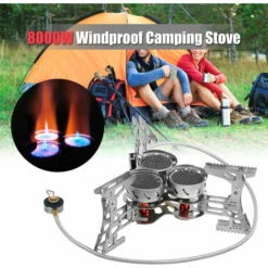 ASUPERMALL 8000W Rechaud De Camping Coupe-Vent Pliable Rechaud De Randonnee Pour Camping En Plein Air Randonnee Voyage, Set 1 9 ASUPERMALL 8000W Rechaud De Camping Coupe-Vent Pliable Rechaud De Randonnee Pour Camping En Plein Air Randonnee Voyage, Set 1 -Pas Cher Réchaud Boutique 37663533 3