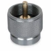 ASUPERMALL Adaptateur De Reservoir De Gaz Propane Adaptateur De Rechaud De Camping Adaptateur De Bidon De Convertisseur Pour Barbecue De Camping En Plein Air, Argent