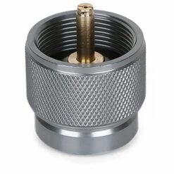 ASUPERMALL Adaptateur De Reservoir De Gaz Propane Adaptateur De Rechaud De Camping Adaptateur De Bidon De Convertisseur Pour Barbecue De Camping En Plein Air, Argent