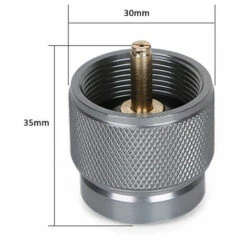 ASUPERMALL Adaptateur De Reservoir De Gaz Propane Adaptateur De Rechaud De Camping Adaptateur De Bidon De Convertisseur Pour Barbecue De Camping En Plein Air, Argent -Pas Cher Réchaud Boutique 37772781 3