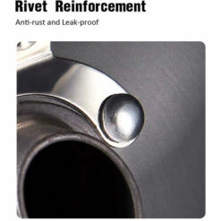 ASUPERMALL Pot De Cafe De Bouilloire De Theiere En Aluminium Leger Exterieur De 0.8L Pour La Randonnee De Camping, Rouge -Pas Cher Réchaud Boutique 37774603 3