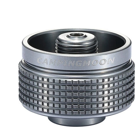 CAMPINGMOON Joint De Surelevation De Poele En Alliage D'Aluminium, Adaptateur De Reservoir De Gaz Z03, Adapte Au Reservoir De Gaz Plat 3 CAMPINGMOON Joint De Surelevation De Poele En Alliage D'Aluminium, Adaptateur De Reservoir De Gaz Z03, Adapte Au Reservoir De Gaz Plat