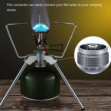 CAMPINGMOON Joint De Surelevation De Poele En Alliage D'Aluminium, Adaptateur De Reservoir De Gaz Z03, Adapte Au Reservoir De Gaz Plat 5 CAMPINGMOON Joint De Surelevation De Poele En Alliage D'Aluminium, Adaptateur De Reservoir De Gaz Z03, Adapte Au Reservoir De Gaz Plat – Image 3