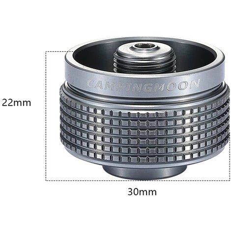 CAMPINGMOON Joint De Surelevation De Poele En Alliage D'Aluminium, Adaptateur De Reservoir De Gaz Z03, Adapte Au Reservoir De Gaz Plat 6 CAMPINGMOON Joint De Surelevation De Poele En Alliage D'Aluminium, Adaptateur De Reservoir De Gaz Z03, Adapte Au Reservoir De Gaz Plat – Image 4