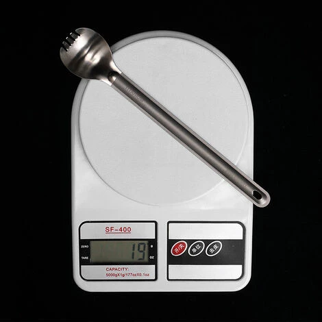 ASUPERMALL Couverts Spork A Long Manche En Titane Pour Pique-Nique De Randonnee En Camping En Plein Air, Spork, Finition Mate 6 ASUPERMALL Couverts Spork A Long Manche En Titane Pour Pique-Nique De Randonnee En Camping En Plein Air, Spork, Finition Mate – Image 4