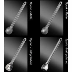 ASUPERMALL Couverts Spork A Long Manche En Titane Pour Pique-Nique De Randonnee En Camping En Plein Air, Spork, Finition Mate 11 ASUPERMALL Couverts Spork A Long Manche En Titane Pour Pique-Nique De Randonnee En Camping En Plein Air, Spork, Finition Mate -Pas Cher Réchaud Boutique 37957423 5
