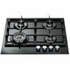 Whirlpool Gas Cooktop AKT6465NB 4 Fields Black (AKT6465NB) -Pas Cher Réchaud Boutique 38220380 1