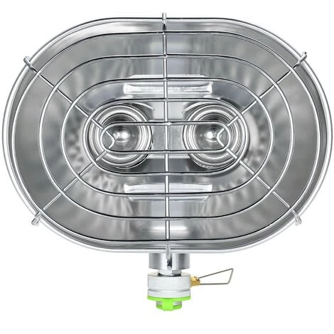 BRS Chauffage Exterieur A Double Tete Portable Infrarouge Ray Camping Chauffage Poele Rechauffeur Chauffage Poele A Gaz 4 BRS Chauffage Exterieur A Double Tete Portable Infrarouge Ray Camping Chauffage Poele Rechauffeur Chauffage Poele A Gaz – Image 2
