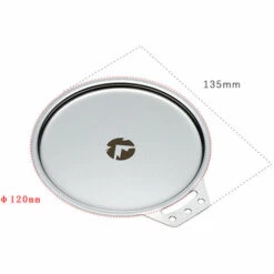 CAMPINGMOON Couvercle De Bol De Tasse Serra En Acier Inoxydable Pour Pique-Nique De Camping En Plein Air -Pas Cher Réchaud Boutique 43222025 4