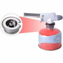 Adaptateur Gaz Convertisseur Camping Cuisinière Connexion Gaz Bouteille Adaptateur Pour Pique-Nique En Plein Air Randonnée Trekking Intérieur 4*4*3cm Fontainebleau Argent -Pas Cher Réchaud Boutique 44558999 3