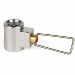 Adaptateur De Recharge De Poêle De Camping Extérieur Adaptateur De Recharge De Gaz Plat Adaptateur De Recharge De Vérin De Convertisseur 2.7*2.5cm Fontainebleau Argent