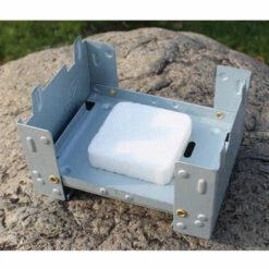 ASUPERMALL Metal Camping Cuisson Barbecue Poeles Bruleur Portable Pique-Nique Four Chauffe Equipement De Cuisine En Plein Air Support De Cuisine Support, Argent -Pas Cher Réchaud Boutique 44630684 5