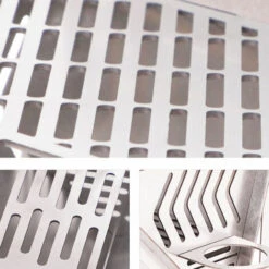 ASUPERMALL Rechaud De Camping Ultra-Leger Pliant Poele A Bois Rechaud De Randonnee Rechaud De Camping En Acier Inoxydable Avec Sac De Rangement Pour Camping En Plein Air Pique-Nique Randonnee Barbecue, Taille S -Pas Cher Réchaud Boutique 45636023 5