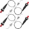 4 Pièces Kit D'Allumeur Piézo-Poussoir Au Propane Avec Électrode En Céramique Filetée Fil De Prise D'Allumage 30 Cm Pour Gril à Gaz, Cheminée, Chauffage, Cuisinière GrooFoo -Pas Cher Réchaud Boutique 46646319 1