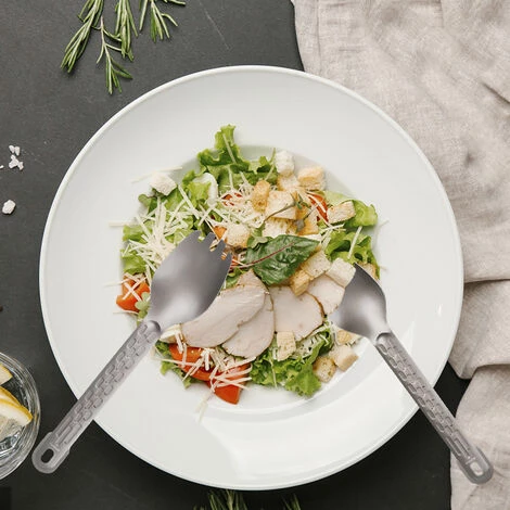 ASUPERMALL Cuillere En Titane Cuillere A Diner Legere Couverts Couverts Pour La Maison Camping En Plein Air Randonnee Sac A Dos Pique-Nique 7 ASUPERMALL Cuillere En Titane Cuillere A Diner Legere Couverts Couverts Pour La Maison Camping En Plein Air Randonnee Sac A Dos Pique-Nique – Image 5