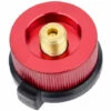 ASUPERMALL 1 Pieces Adaptateur De Rechaud De Camping Adaptateur De Propane Vanne Lindal Adaptateur De Bidon De Butane Cylindre Convertisseur De Cartouche De Gaz, Rouge -Pas Cher Réchaud Boutique 47935810 1