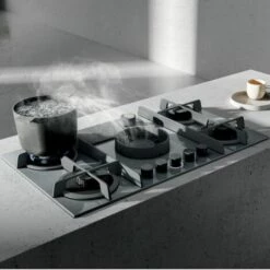 Plaque De Cuisson Gaz Avec Hotte Intégrée Elica NIKOLATESLA FLAME 88cm GRIS- Recyclage - Gris -Pas Cher Réchaud Boutique 49591114 3