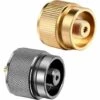 Adaptateur De Réchaud De Camping，Mapp Connecteur De Conversion De Réservoir De Gaz Bouteille De Gaz Pour Utiliser Un Réservoir De Gaz Plat Lien De Conversion De Propane Pour Cuisinière Extérieure (Argenté Et Or)，Irisfr，2Pcs -Pas Cher Réchaud Boutique 50942295 1