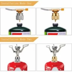 Adaptateur De Réchaud De Camping,Mapp Connecteur De Conversion De Réservoir De Gaz Bouteille De Gaz Pour Utiliser Un Réservoir De Gaz Plat Lien De Conversion De Propane Pour Cuisinière Extérieure (Argenté Et Or),Irisfr,2Pcs 9 Adaptateur De Réchaud De Camping,Mapp Connecteur De Conversion De Réservoir De Gaz Bouteille De Gaz Pour Utiliser Un Réservoir De Gaz Plat Lien De Conversion De Propane Pour Cuisinière Extérieure (Argenté Et Or),Irisfr,2Pcs -Pas Cher Réchaud Boutique 50942295 3