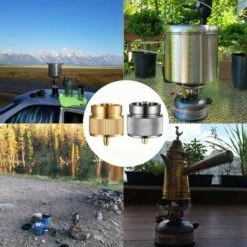 Adaptateur De Réchaud De Camping,Mapp Connecteur De Conversion De Réservoir De Gaz Bouteille De Gaz Pour Utiliser Un Réservoir De Gaz Plat Lien De Conversion De Propane Pour Cuisinière Extérieure (Argenté Et Or),Irisfr,2Pcs 11 Adaptateur De Réchaud De Camping,Mapp Connecteur De Conversion De Réservoir De Gaz Bouteille De Gaz Pour Utiliser Un Réservoir De Gaz Plat Lien De Conversion De Propane Pour Cuisinière Extérieure (Argenté Et Or),Irisfr,2Pcs -Pas Cher Réchaud Boutique 50942295 5