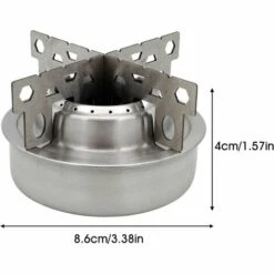 Réchaud à Alcool Portable, Mini Réchaud De Camping, Réchaud à Alcool Avec Support Croisé Ultraléger, Réchaud De Camping Multifonctionnel Pour Camping En Plein Air, Pique-Nique, Randonnée，Irisfr -Pas Cher Réchaud Boutique 50942307 3
