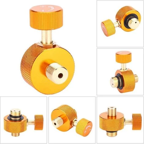 Adaptateur De Cylindre à Gaz, Adaptateur De Réservoir De Gaz Adaptateur De Brûleurs De Réservoir De Gaz Pour Réchaud De Camping Extérieur,Irisfr 4 Adaptateur De Cylindre à Gaz, Adaptateur De Réservoir De Gaz Adaptateur De Brûleurs De Réservoir De Gaz Pour Réchaud De Camping Extérieur,Irisfr – Image 2