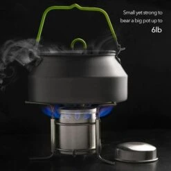 Réchaud à Alcool De Camping Portable Alcool En Acier Inoxydable Cuisinière En Plein Air Pliant Mini Spirit Cooker Pique-Nique BBQ Cookout Poêle，Irisfr -Pas Cher Réchaud Boutique 50943326 3