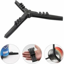 Stand Portable Pliant Canister, Carburant Trépied Extérieur Canister Poêle Plat Long Gaz Base De Réservoir, Pliable Support À Trois Pieds Pliable Cartouche Portable Canister，Irisfr -Pas Cher Réchaud Boutique 50943387 5