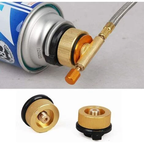Connecteur Gaz Extérieure Poêle, Adaptateur De Bouteille De Gaz De Camping Adaptateur Gaz Conversion Tête Adaptateur Connecteur De Buse Rechaud De Gaz Valve Adaptateur,Irisfr 4 Connecteur Gaz Extérieure Poêle, Adaptateur De Bouteille De Gaz De Camping Adaptateur Gaz Conversion Tête Adaptateur Connecteur De Buse Rechaud De Gaz Valve Adaptateur,Irisfr – Image 2