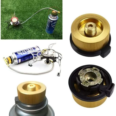 Connecteur Gaz Extérieure Poêle, Adaptateur De Bouteille De Gaz De Camping Adaptateur Gaz Conversion Tête Adaptateur Connecteur De Buse Rechaud De Gaz Valve Adaptateur,Irisfr 5 Connecteur Gaz Extérieure Poêle, Adaptateur De Bouteille De Gaz De Camping Adaptateur Gaz Conversion Tête Adaptateur Connecteur De Buse Rechaud De Gaz Valve Adaptateur,Irisfr – Image 3
