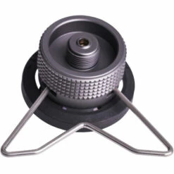 Tête De Conversion De Réservoir à Gaz En Alliage D'aluminium Accessoires De Camping Réchaud Pour Carburant IPB Pique-nique Barbecue,Irisfr