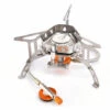 Réchaud De Camping, Brûleur Camping Stove Compact Portable Cuisinière Extérieur Pliable, Coupe-Vent Et Avec Allumage Piézo-électrique Pour Randonnée/Outdoor/Pique-Nique Macaron -Pas Cher Réchaud Boutique 51168065 1