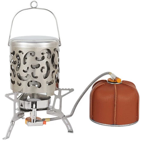 Chauffage Camping,Portable Réchaud De Camping,Acier Inoxydable Mini Chauffe Eau Camping,Randonnée Accessoire Pour Brûleur De Réchaud à Gaz Butane Macaron 6 Chauffage Camping,Portable Réchaud De Camping,Acier Inoxydable Mini Chauffe Eau Camping,Randonnée Accessoire Pour Brûleur De Réchaud à Gaz Butane Macaron – Image 4