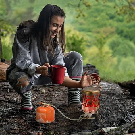 Chauffage Camping,Portable Réchaud De Camping,Acier Inoxydable Mini Chauffe Eau Camping,Randonnée Accessoire Pour Brûleur De Réchaud à Gaz Butane Macaron 7 Chauffage Camping,Portable Réchaud De Camping,Acier Inoxydable Mini Chauffe Eau Camping,Randonnée Accessoire Pour Brûleur De Réchaud à Gaz Butane Macaron – Image 5