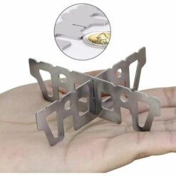 Support Croisé INOX De Casserole Poêle Bouilloire Popote Accessoire Pour Réchaud De Camping Macaron -Pas Cher Réchaud Boutique 51177030 4