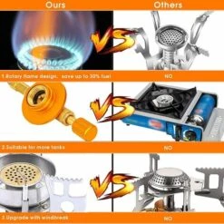 CADEAU Réchaud De Camping 3900W Portable Et Pliable Mini Réchaud Gaz Coupe-Vent Et Avec Allumage Piézo-électrique Brûleur Camping Stove Pour Randonnée Outdoor Pique-Nique 10 CADEAU Réchaud De Camping 3900W Portable Et Pliable Mini Réchaud Gaz Coupe-Vent Et Avec Allumage Piézo-électrique Brûleur Camping Stove Pour Randonnée Outdoor Pique-Nique -Pas Cher Réchaud Boutique 51191164 4