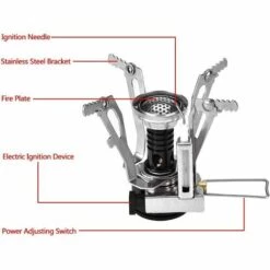 Réchaud à Gaz De Camping Mini Brûleur De Cuisinière à Gaz Léger Portable Pour Camping En Plein Air Pique-Nique Randonnée,Starlight -Pas Cher Réchaud Boutique 51214421 5