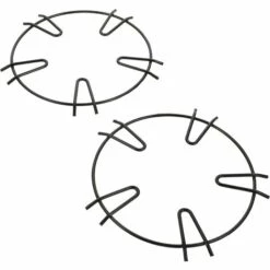 VERSAILLESFR Lot De 2 Supports Pour Cuisinière à Gaz En Acier Inoxydable - Pour Wok - Support En Fer - Support Pour Brûleur à Gaz - Accessoires Pour Cuisinière à Gaz 15.5cm -Versailles