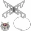 VERSAILLESFR Support Croisé INOX De Casserole Poêle Bouilloire Popote Accessoire Pour Réchaud De Camping Réchaud De Randonnée Réchaud à Gaz Réchaud à Alcool Cuisine Extérieure Pique-Nique -Versailles