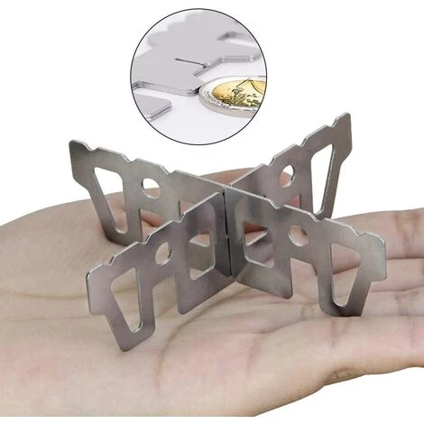 VERSAILLESFR Support Croisé INOX De Casserole Poêle Bouilloire Popote Accessoire Pour Réchaud De Camping Réchaud De Randonnée Réchaud à Gaz Réchaud à Alcool Cuisine Extérieure Pique-Nique -Versailles 7 VERSAILLESFR Support Croisé INOX De Casserole Poêle Bouilloire Popote Accessoire Pour Réchaud De Camping Réchaud De Randonnée Réchaud à Gaz Réchaud à Alcool Cuisine Extérieure Pique-Nique -Versailles – Image 5