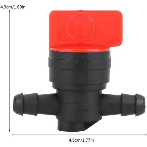 LITZEE Robinet Essence, 5 Pièces Vanne D'arrêt 1/4" Interrupteur De Coupure De Réservoir De Gaz De Carburant Accessoire De Tondeuse à Gazon De Jardin 6 LITZEE Robinet Essence, 5 Pièces Vanne D'arrêt 1/4" Interrupteur De Coupure De Réservoir De Gaz De Carburant Accessoire De Tondeuse à Gazon De Jardin – Image 4