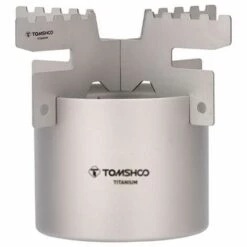 TOMSHOO WST062 Réchaud D'extérieur, Réchaud à Alcool Liquide En Titane + Support TA6217 [pas D'alternative - Réchaud à Alcool Liquide En Titane + Support TA6217 [pas D'alternative