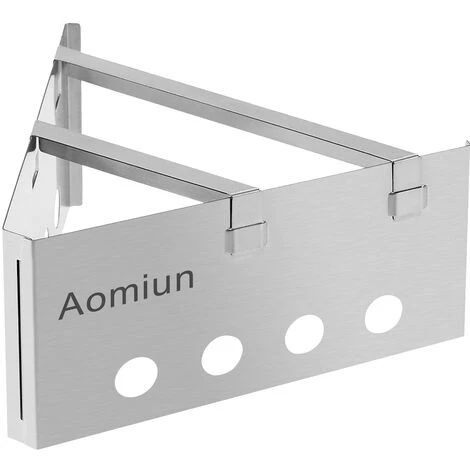 Aomiun Bruleur Portatif En Acier Inoxydable Pour Poele A Bois Triangulaire Leger Pour La Cuisine En Plein Air, Le Pique-Nique, Le Camping, La Randonnee,Silver 3 Aomiun Bruleur Portatif En Acier Inoxydable Pour Poele A Bois Triangulaire Leger Pour La Cuisine En Plein Air, Le Pique-Nique, Le Camping, La Randonnee,Silver