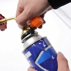 TINOR Adaptateur De Recharge De Propane Pour Réservoir De Gaz, Connecteur De Bouteille De Propane, Adaptateur De Connecteur De Recharge Pour Gaz De Recharge Haute Pression Pour Grille De Camping -Pas Cher Réchaud Boutique 53994816 3