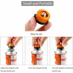 Fei Yu Adaptateur De Réservoir De Carburant Pour Camping Et Randonnée - Connecteur De Conversion Pour Réchaud De Camping -Pas Cher Réchaud Boutique 53998572 2