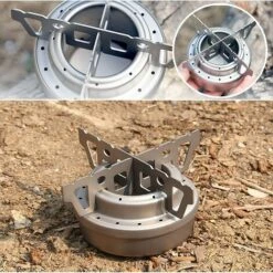 Fei Yu Rack Support Croisé,1 Jeu Support De Camping En Plein Air Stand,Inoxydable Pot Stand Support Portable,Réchaud Brûleur,Support De Poêle à Alcool,Poêle Croix Support Pour Camping Pique-Nique Randonnée. -Pas Cher Réchaud Boutique 53998579 5