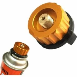 TINOR Adaptateur Pour Réchaud à Gaz De Camping Connecteur De Poêle ， Arrêt Automatique De Gaz De Camping En Plein Air ， Cartouche De Cylindre Split Type Convertisseur De Camping Connecteur De Poêle