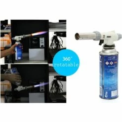 TINOR Brûleur à Gaz Butane Rotatif à 360 ° - Allumage Automatique - Pour Camping, Barbecue -Pas Cher Réchaud Boutique 54092525 3