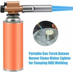 TINOR Chalumeau à Gaz Butane Chalumeau à Température Réglable Pour Camping, Barbecue, Soudage -Pas Cher Réchaud Boutique 54092677 3
